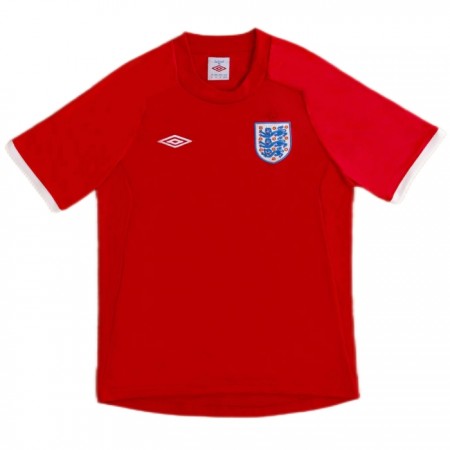 Camisola Inglaterra 2010 Retro 2º Equipamento Manga Curta